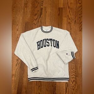 Vtg Houston Cougars Champion Reverse Weave NCAA Sweater Sweatshirt Men Sz Medium